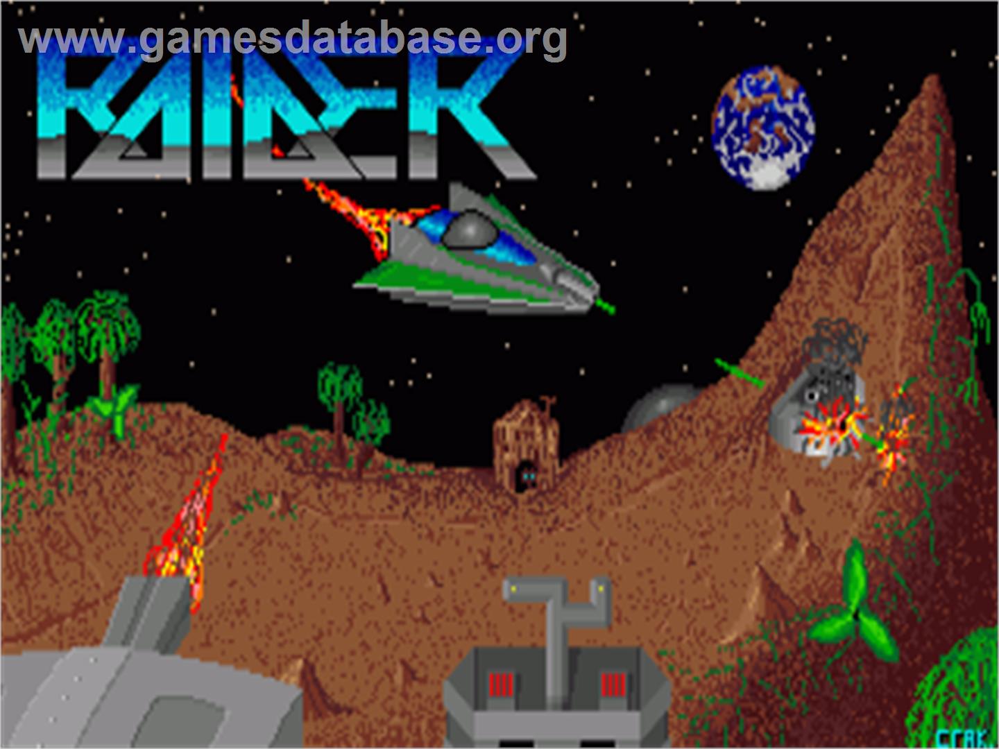 Raider - Commodore Amiga - Artwork - Title Screen